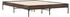 vidaXL Bettgestell Holzwerkstoff Metall 135x190cm (845045)