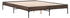 vidaXL Bettgestell Holzwerkstoff Metall 140x200cm (845020)