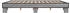 vidaXL Bettgestell Holzwerkstoff Metall 200x200cm (3280220)