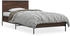 vidaXL Bettgestell Holzwerkstoff Metall 75x190cm (845561)