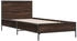 vidaXL Bettgestell Holzwerkstoff Metall 75x190cm (845561)