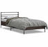 vidaXL Bettgestell Holzwerkstoff Metall 90x200cm (845586)