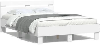 vidaXL Bettgestell mit Kopfteil Holzwerkstoff 135x190cm (3207441)