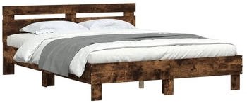 vidaXL Bettgestell mit Kopfteil Holzwerkstoff 140x190cm (3207438)