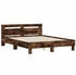 vidaXL Bettgestell mit Kopfteil Holzwerkstoff 140x190cm (3207438)