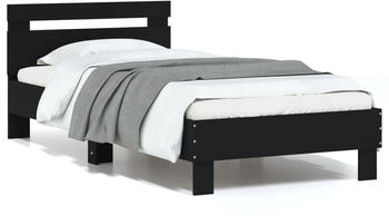 vidaXL Bettgestell mit Kopfteil Holzwerkstoff 75x190cm (838569)