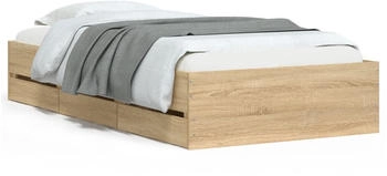 vidaXL Bettgestell mit Schubladen Holzwerkstoff 100x200cm (3207289)