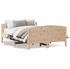 vidaXL Massivholzbett mit Kopfteil Kiefer 150x200cm (3216170)