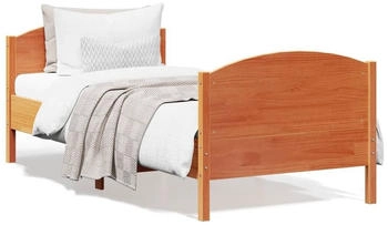 vidaXL Massivholzbett mit Kopfteil Kiefer 90x200cm (842569)