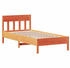 vidaXL Massivholzbett mit Kopfteil Kiefer 90x200cm (842661)