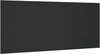 vidaXL Kopfteil Schwarz 200x1,5x80 cm Holzwerkstoff