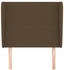 vidaXL Kopfteil mit Ohren Stoff 93x118/128cm (3117661)