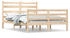 vidaXL Massivholzbett Kiefer 160x200cm (3103723)