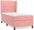 vidaXL Boxspringbett mit Matratze Samt 90x200cm (3129134)