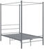 vidaXL Himmelbett Metall 120x200cm (325059)