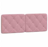vidaXL Kopfteil-Kissen Rosa 120 cm Samt