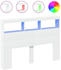 vidaXL LED-Kopfteil mit Ablagen 140x17x102cm (839)