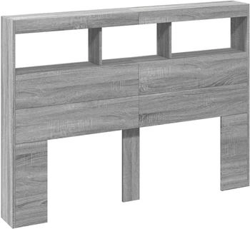 vidaXL LED-Kopfteil mit Ablagen 140x17x102cm (839201)