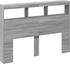 vidaXL LED-Kopfteil mit Ablagen 140x17x102cm (839)