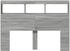 vidaXL LED-Kopfteil mit Ablagen 140x17x102cm (839)