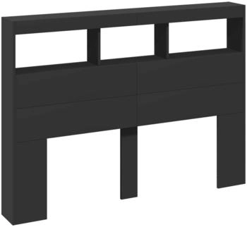 vidaXL LED-Kopfteil mit Ablagen 140x17x102cm (839197)