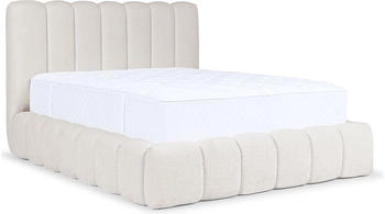 Meblini Carlos 180x200cm Boucle weiß