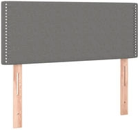 vidaXL Kopfteil Dunkelgrau 90x5x78/88 cm Stoff