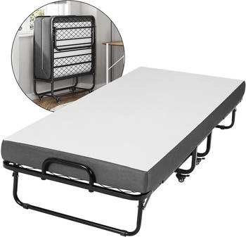 DICTAC Klappbett 90x200cm Rhombus mit Matratze