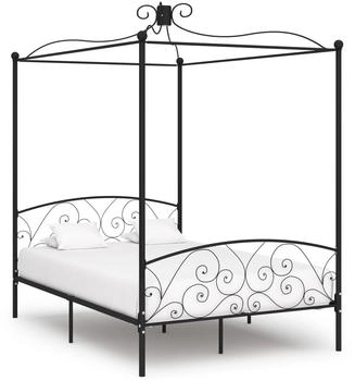 vidaXL Himmelbett-Gestell Metall 120x200cm (284476)