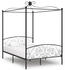 vidaXL Himmelbett-Gestell Metall 120x200cm (284476)