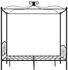vidaXL Himmelbett-Gestell Metall 120x200cm (284476)