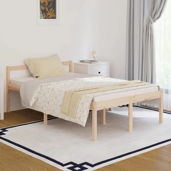 vidaXL Seniorenbett Massivholz Kiefer 120x190cm (810584)