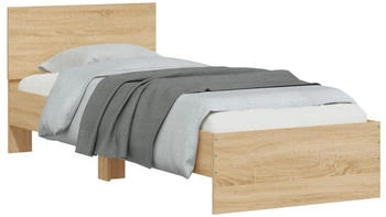 vidaXL Bettgestell mit Kopfteil Holzwerkstoff 90x200cm (838626)