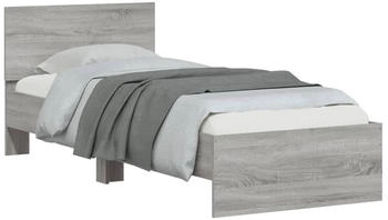 vidaXL Bettgestell mit Kopfteil Holzwerkstoff 90x190cm (838657)