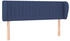 vidaXL Kopfteil mit Ohren Stoff 147x78/88cm (3117386)