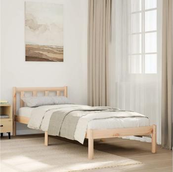 vidaXL Massivholzbett Extra Lang ohne Matratze 90x220 Kiefernholz (852444)