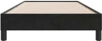 vidaXL Bettgestell ohne Matratze Schwarz 100x210 cm Samt