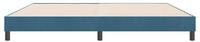 vidaXL Boxspringbett ohne Matratze Dunkelblau 180x220 cm Samt