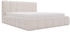 GRAINGOLD Polsterbett mit Bettkasten und Lattenrost 180 x 200 Cloud Bouclé-Stoff