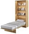 artisan-eiche: Meblini Bed Concept BC-03 90x200cm vertikal mit Matratze