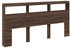 vidaXL LED-Kopfteil mit Ablage sonoma grau 220x17x102 cm