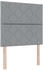 vidaXL Boxspringbett mit Matratze Hellgrau 120 x 200 cm Stoff (3342935)