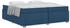 vidaXL Bettgestell Blau 200 x 200 cm Stoff (3399214)