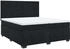 vidaXL Boxspringbett mit Matratze Schwarz 200x200 cm Samt (3290998)