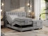 MKS Meble Motor Boxspringbett mit Bettkasten 180x200 cm silbergrau (800000739351)