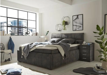 ED EXCITING DESIGN Avidano Boxbett mit zwei Bettkästen grau (85302314)
