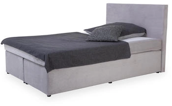 Sun Garden Boxspringbett ASPEN / LORENZA silber (BX890)