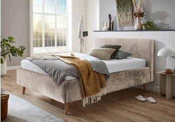 Meise Möbel Mattis Polsterbett mit Bouclé-Bezug beige (77150033)