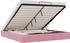 vidaXL Ottoman-Bett ohne Matratze Rosa 200x200 cm Samt (3310990)