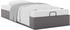 vidaXL Ottoman-Bett ohne Matratze Grau 90x200 cm Kunstleder (3310782)
